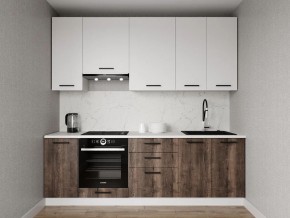 Кухонный гарнитур Старое Дерево 2400 h950 (Стол. 38мм) в Губкинском - gubkinskiy.mebel24.online | фото
