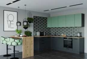Кухонный гарнитур угловой Изумруд 2600х1600 (Стол. 26мм) в Губкинском - gubkinskiy.mebel24.online | фото