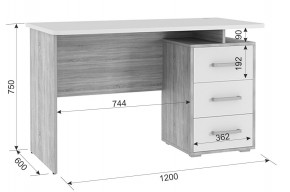 ЛАЙТ 2 Стол компьютерный (1200) в Губкинском - gubkinskiy.mebel24.online | фото 2