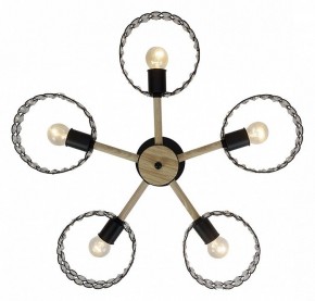 Люстра на штанге Escada Banjo 679/5P Black в Губкинском - gubkinskiy.mebel24.online | фото 3