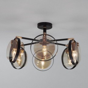 Люстра на штанге Eurosvet Gallo 70121/6 черный в Губкинском - gubkinskiy.mebel24.online | фото 2
