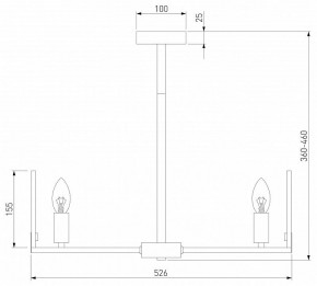 Люстра на штанге Eurosvet Marble 60158/5 латунь в Губкинском - gubkinskiy.mebel24.online | фото 3