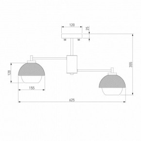 Люстра на штанге Eurosvet Nocciola 70106/6 черный в Губкинском - gubkinskiy.mebel24.online | фото 5