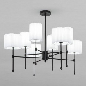 Люстра на штанге Eurosvet Notturno 60162/8 черный в Губкинском - gubkinskiy.mebel24.online | фото