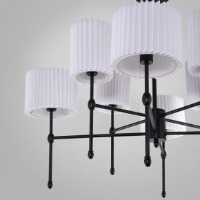 Люстра на штанге Eurosvet Notturno 60162/8 черный в Губкинском - gubkinskiy.mebel24.online | фото 4