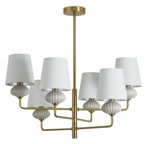 Люстра на штанге Freya Ceramics FR2029PL-06BS в Губкинском - gubkinskiy.mebel24.online | фото