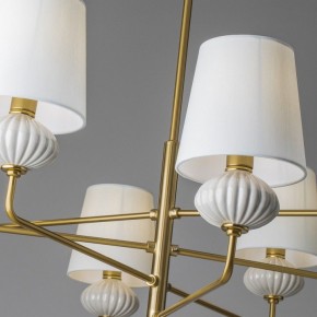 Люстра на штанге Freya Ceramics FR2029PL-08BS в Губкинском - gubkinskiy.mebel24.online | фото 7