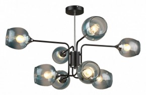 Люстра на штанге Imex 3564 MD.3564-8-S BK+CH в Губкинском - gubkinskiy.mebel24.online | фото