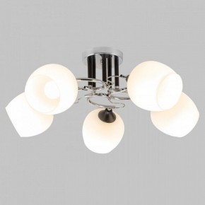 Люстра на штанге Imex MD.3618 MD.3618-5-S-CH+BK в Губкинском - gubkinskiy.mebel24.online | фото 2