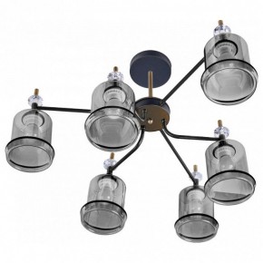 Люстра на штанге Imex MD.4890 MD.4890-6-S COFFEE+FGD в Губкинском - gubkinskiy.mebel24.online | фото