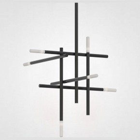 Люстра на штанге Imperiumloft Traverse Black TRAVERSE01 в Губкинском - gubkinskiy.mebel24.online | фото