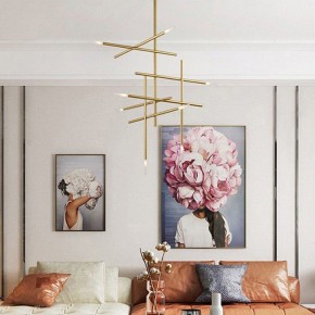 Люстра на штанге Imperiumloft Traverse Gold TRAVERSE01 в Губкинском - gubkinskiy.mebel24.online | фото 5