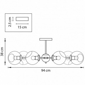 Люстра на штанге Lightstar Beta 785067 в Губкинском - gubkinskiy.mebel24.online | фото 8