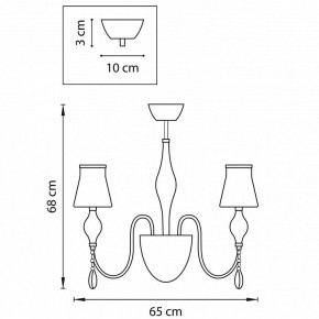 Люстра на штанге Lightstar Escica 806050 в Губкинском - gubkinskiy.mebel24.online | фото 6