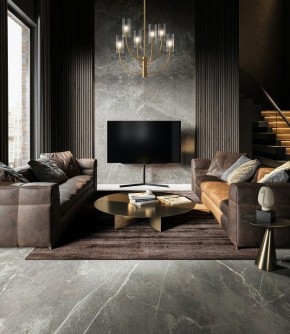 Люстра на штанге Maytoni Arco MOD223PL-06BS в Губкинском - gubkinskiy.mebel24.online | фото 4