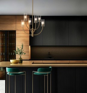 Люстра на штанге Maytoni Arco MOD223PL-06BS в Губкинском - gubkinskiy.mebel24.online | фото 6
