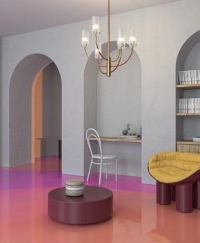 Люстра на штанге Maytoni Arco MOD223PL-08BS в Губкинском - gubkinskiy.mebel24.online | фото 4