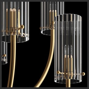 Люстра на штанге Maytoni Arco MOD223PL-08BS в Губкинском - gubkinskiy.mebel24.online | фото 6
