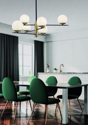 Люстра на штанге Maytoni Nostalgia MOD048PL-06G в Губкинском - gubkinskiy.mebel24.online | фото 3