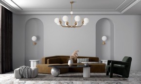 Люстра на штанге Maytoni Rendez-vous MOD109PL-08BS в Губкинском - gubkinskiy.mebel24.online | фото 2