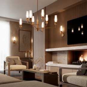 Люстра на штанге Odeon Light Lolla 6625/8 в Губкинском - gubkinskiy.mebel24.online | фото 4