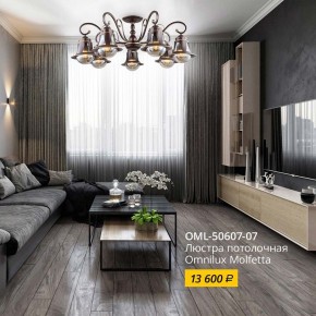 Люстра на штанге Omnilux Molfetta OML-50607-07 в Губкинском - gubkinskiy.mebel24.online | фото 2