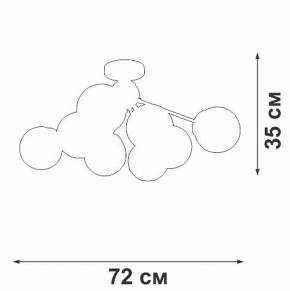 Люстра на штанге Vitaluce V3772 V3772-8/8PL в Губкинском - gubkinskiy.mebel24.online | фото 4