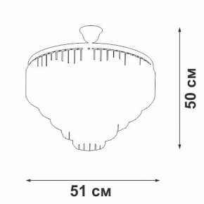 Люстра на штанге Vitaluce V58250 V58250-8/8 в Губкинском - gubkinskiy.mebel24.online | фото