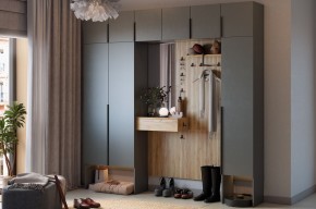 МЕБЕЛЬСОН К11 Прихожая (графит) в Губкинском - gubkinskiy.mebel24.online | фото