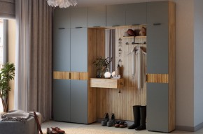 МЕБЕЛЬСОН К12 Прихожая (графит) в Губкинском - gubkinskiy.mebel24.online | фото