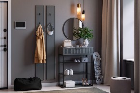 МЕБЕЛЬСОН К19 Прихожая (графит) в Губкинском - gubkinskiy.mebel24.online | фото