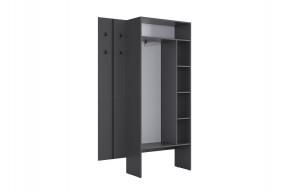 МЕРСИ Прихожая (модульная) графит в Губкинском - gubkinskiy.mebel24.online | фото 7