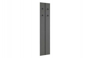 МЕРСИ Вешалка 2 (графит) в Губкинском - gubkinskiy.mebel24.online | фото