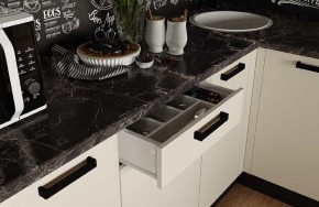 Модульная кухня Осло карбон брюле в Губкинском - gubkinskiy.mebel24.online | фото 4
