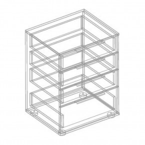 МОНИКА Комод с 4 ящиками в Губкинском - gubkinskiy.mebel24.online | фото 3