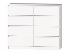 МС "Хилтон" Комод №3 1200 (8 ящ.) белый текстурный в Губкинском - gubkinskiy.mebel24.online | фото 2