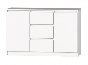 МС "Хилтон" Комод №4 1200 (белый текстурный) в Губкинском - gubkinskiy.mebel24.online | фото 2