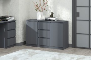 МС "Хилтон" Комод №4 1200 (графит) в Губкинском - gubkinskiy.mebel24.online | фото