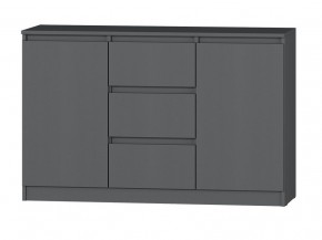 МС "Хилтон" Комод №4 1200 (графит) в Губкинском - gubkinskiy.mebel24.online | фото