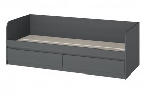 МС "Хилтон" Кровать 0,8 (графит) 800*2000 в Губкинском - gubkinskiy.mebel24.online | фото