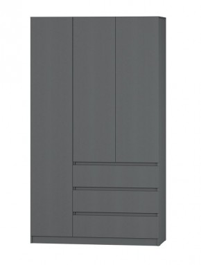 МС "Хилтон" Шкаф №2 1200 (Графит) в Губкинском - gubkinskiy.mebel24.online | фото