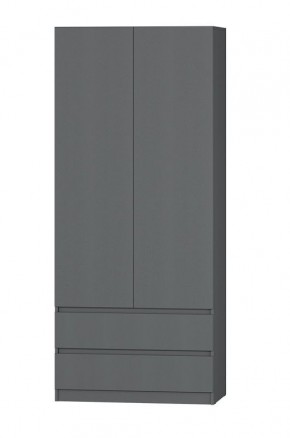 МС "Хилтон" Шкаф №3 900 (Графит) в Губкинском - gubkinskiy.mebel24.online | фото