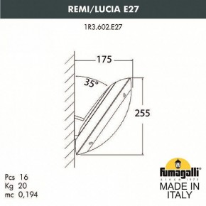 Накладной светильник Fumagalli Lucia 1R3.602.000.AYE27 в Губкинском - gubkinskiy.mebel24.online | фото 2