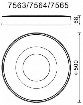 Накладной светильник Mantra Coin 7565 в Губкинском - gubkinskiy.mebel24.online | фото 3