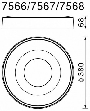 Накладной светильник Mantra Coin 7567 в Губкинском - gubkinskiy.mebel24.online | фото 4