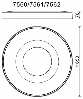 Накладной светильник Mantra Coin 7690 в Губкинском - gubkinskiy.mebel24.online | фото 3