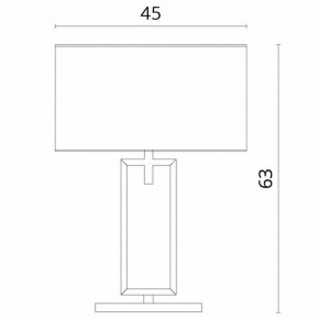 Настольная лампа декоративная Divinare Porta 5933/01 TL-1 в Губкинском - gubkinskiy.mebel24.online | фото 3