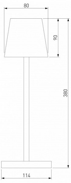 Настольная лампа декоративная Elektrostandard Mist a063928 в Губкинском - gubkinskiy.mebel24.online | фото 3