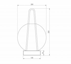 Настольная лампа декоративная Eurosvet Frasco 80507/1 синий в Губкинском - gubkinskiy.mebel24.online | фото 2