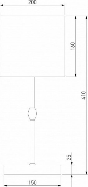 Настольная лампа декоративная Eurosvet Notturno 01162/1 черный в Губкинском - gubkinskiy.mebel24.online | фото 4